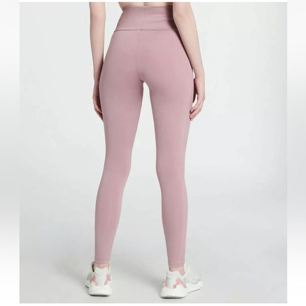 ADIDAS Adicolor Classics Tonal 3-Stripes Tights in Magic Mauve sz L NWOT RARE - Picture 2 of 11